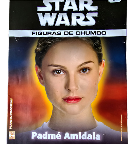 Star Wars Coleção Figuras De Chumbo Padmé Amidala+fascíc. 21
