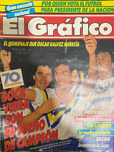 El Gráfico, N° 3624  Revista Fútbol Argentino, Cb