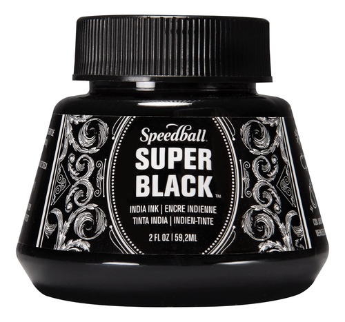 Speedball Super Black India Ink, 2 Onzas
