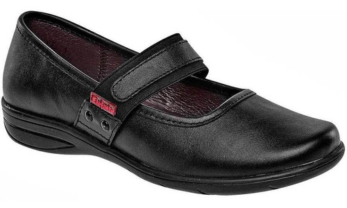 Zapato  Casual Elefante 2556001 Color Negro Mujer Tx1