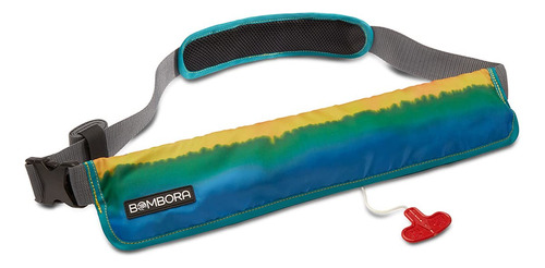 Chaleco Salvavidas Inflable Bombora Rasta Manual Pull De Más