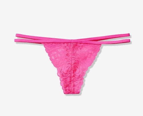 Less Encaje  Dos Tiras Victoria Secrets Pink