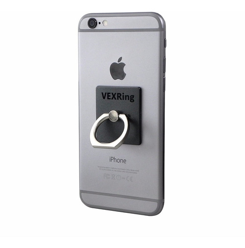 Suporte De Dedo Anel Para iPhone Iring Silver Celular Tablet