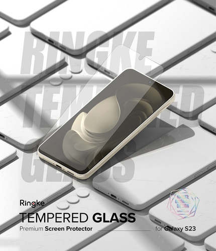 Imagen 6 de 10 de Vidrio Templado Para Samsung S23 Ringke Pack X2 Screen Glass
