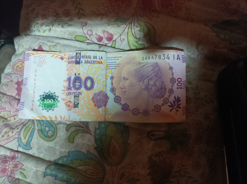 Tengo Una Plata Del Argentina 100 Pesos Perón 