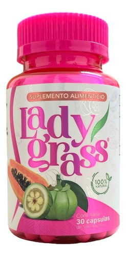 Lady Grass 30 Caps Papaya Diente De Leon Para Desintoxicar Sabor Sin Sabor