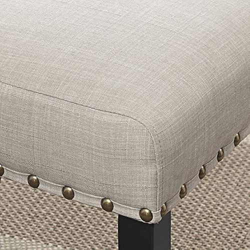 Tela Biony Sillas De Comedor Con Nailhead Recortar Juego De 