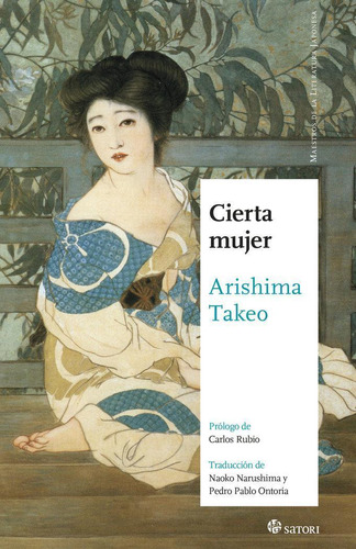 Libro: Cierta Mujer. Arishima, Takeo. Satori Ediciones C.b.