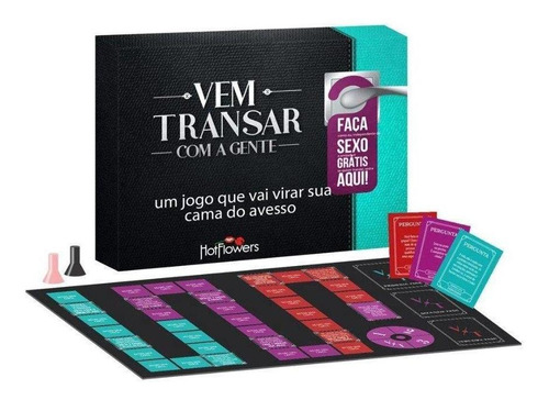 Jogo De Tabuleiro Adulto - Vem Transar Com A Gente