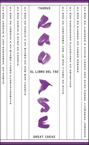 Lao Tse - El Libro Del Tao - Taurus Great Ideas