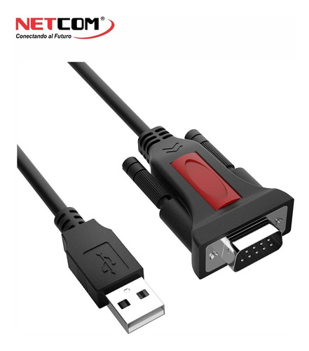 Cable Adaptador Usb 2.0 A Serial Rs232 Db9 De 1 Metro Netcom