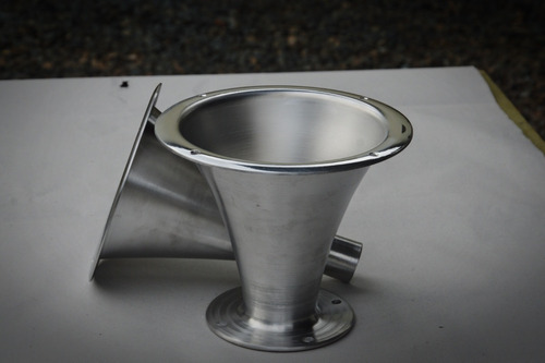 Kit 3 Cones De Aluminio Flange P/d405trio,df475,d405,d305