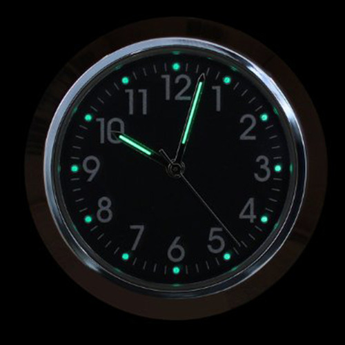 7/8 1 Reloj Termómetro Manillar Cromo De Motocicleta Para