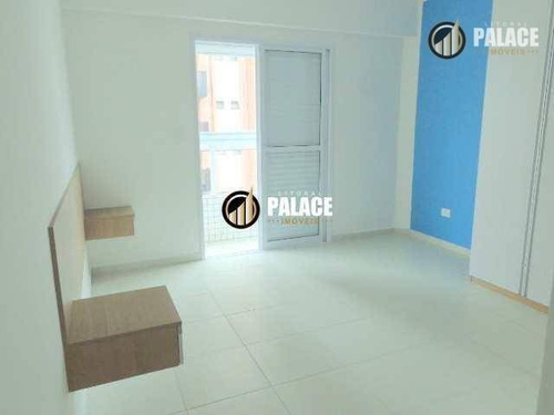 Apartamento Com 2 Dormitórios À Venda, 93 M² Por R$ 420.000,00 - Vila Guilhermina - Praia Grande/sp - Ap1565