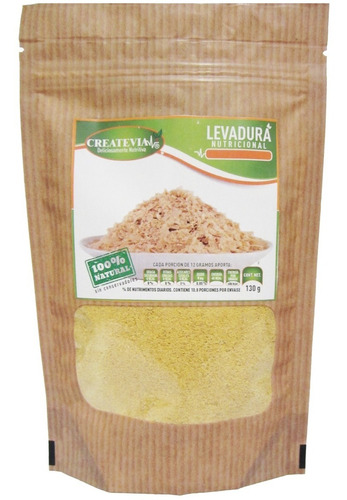 Levadura Nutricional Createvia De 130 Gramos