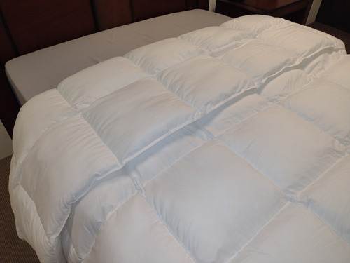 Edredon Duvet Blanco Matrimonial/queen Size Fibra Gel
