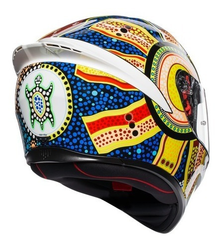 Imagen 6 de 7 de Casco Deportivo Italiano Agv K-1 Dreamtime