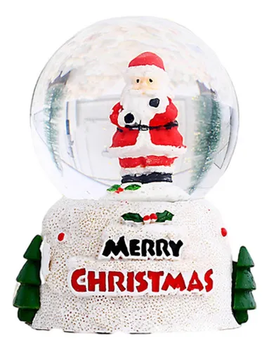 Bola De Nieve Navideña, Bola De Cristal Brillante Para