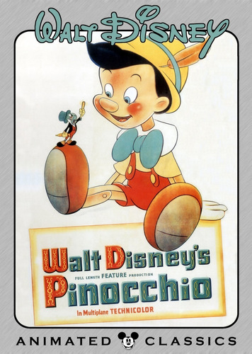 Pinocho Dvd Original Latino Inglés