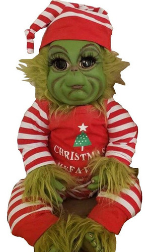 . Muñeca Grinch Muñeca De Navidad Lindo Peluche De Peluche .