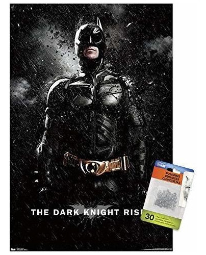 Película De Dc Comics - The Dark Knight Rises - Póster De Pa