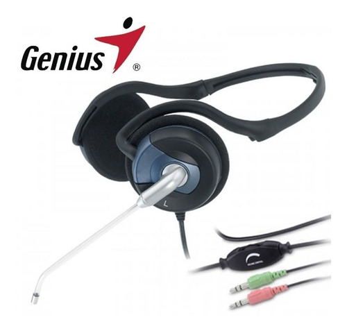Auricular Genius Hs-300n Con Microfono Y Control De Volumen
