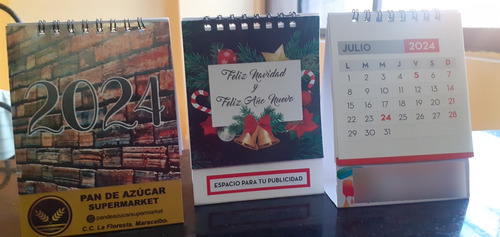 Mini Calendarios De Escritorio X 12 Unid.