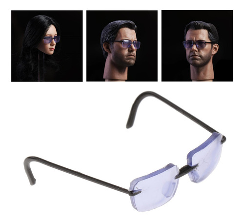 Moda 1: 6 Figura De Acción Gafas De Juguetes Gafas De Metal