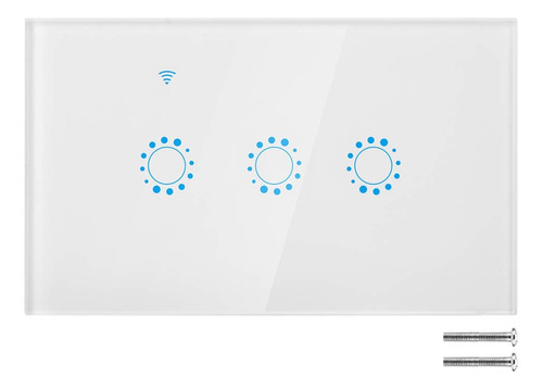 1/2/3 Gang Smart Wireless Touch Switch Panel De Interruptor.