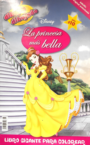 Revista Disney Colorea La Bella Y La Bestia 