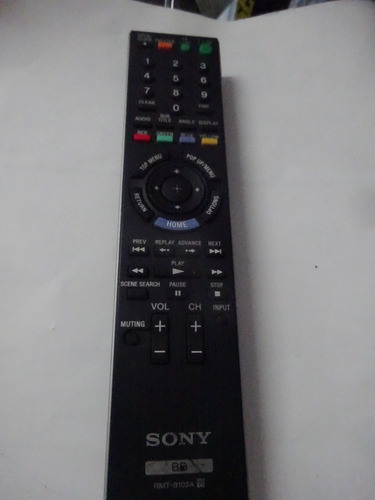 Control Sony Original Seminuevo Rmt-b102a Blu-ray Dvd