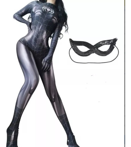 Dispraz De Superhéroe Para Mujer Mono  Cosplay Sexy Ajustado Para Halloween