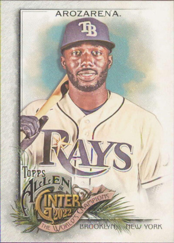 2022 Topps Allen Y Ginter 76 Randy Arozarena Tampa Bay Rays 