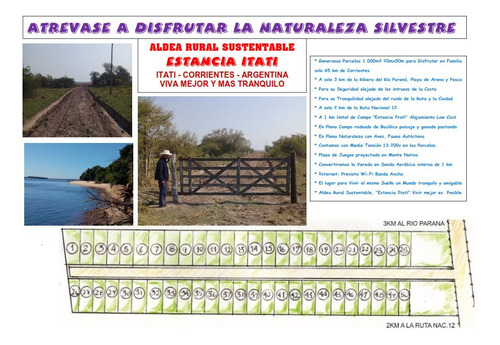 Imagen 13 de 15 de Terreno Corrients Itatí Pesca Rio Parana $350000 48cta Fija
