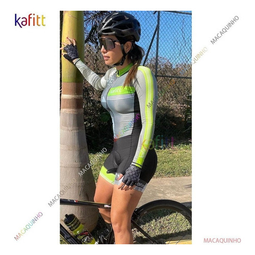 Mono De Manga Larga Para Mujer Kafitt Mountain Bike Jersey