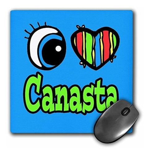 Mouse Pad  Corazón Brillante Amo Canasta 