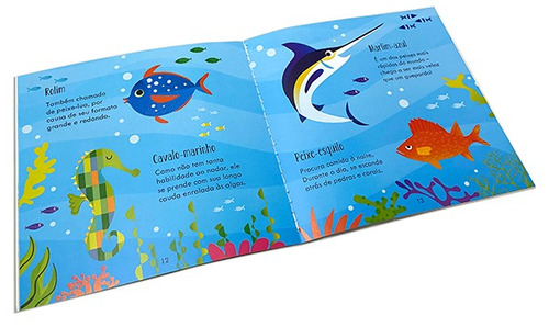 Fundo do mar: Livro com joguinhos, de Gareth, Lucas. Editorial USBORNE, capa dura em português, 2021