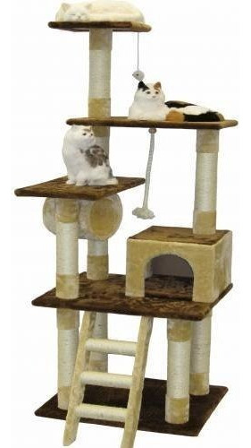 Go Pet Club Mueble Tipo Arbol Para Gatos Con Condominio 67 P