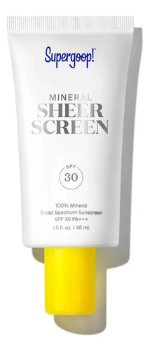 Bloqueador Y Primer Mineral Sheerscreen Spf 30 - Supergoop