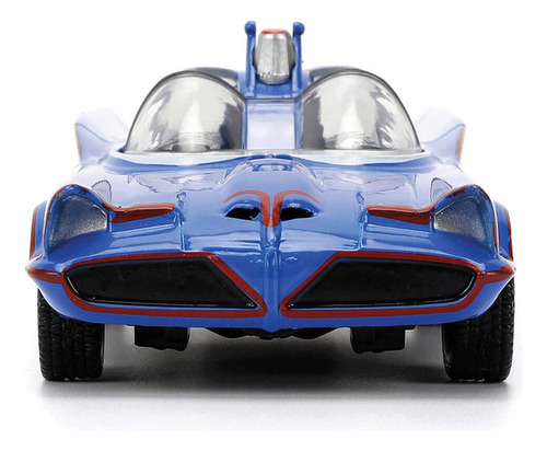 Batman Batimovil 1966 Clasico Adam West Jada 1:32 Azul Azul