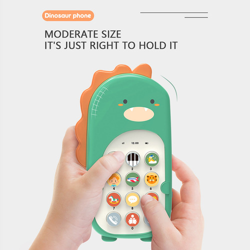 Juguete Telefónico Para Niños Con Música Y Vibración Bilingü