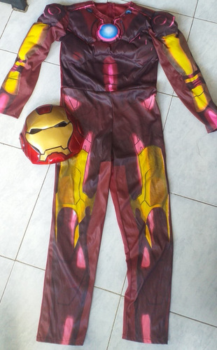 Disfraz De Iron Man Talla 10, Se Obsequia Máscara