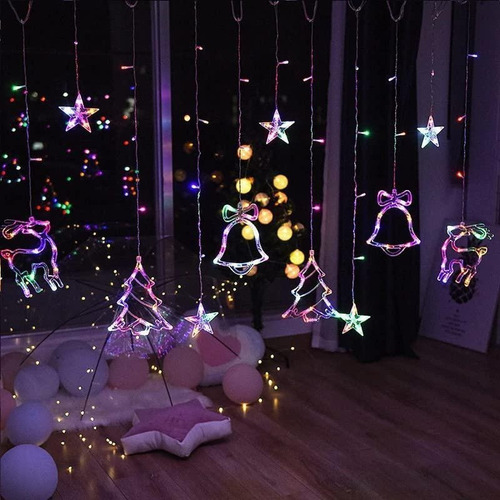 Aplicable A Campana De Ciervo De Navidad Cadena De Luz