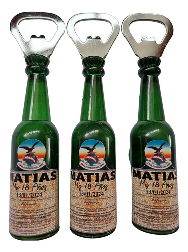 Souvenir Fernet Destapador Personalizada Abridor Original