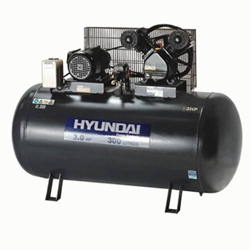 Compresor Hyundai 300 Lts 3.0 Hp Trifásico Hyc 300 G P