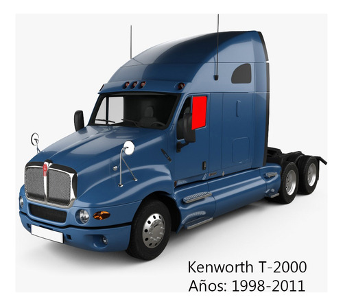 Vidrio Puerta Izquierda Kw T2000 Peterbilt387 Y Compatibles