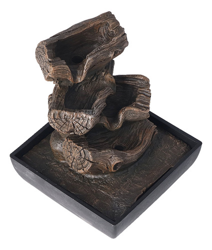 Tabletop Fountain Decoration Water Resin Cascading