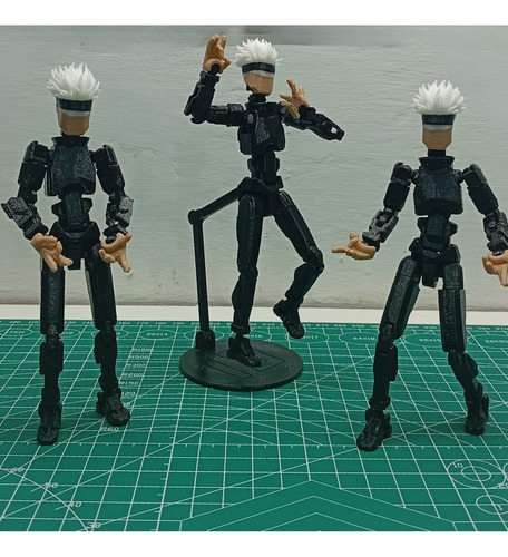 Gojo Satoru Dummy 13 Articulado +cabeza Intercambiable +base