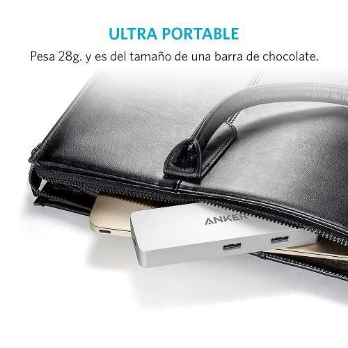 Hub 4 Puertos Usb-c Con Ethernet Anker
