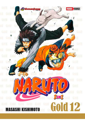 Naruto Gold Edition Manga Panini México Español Tomo 12